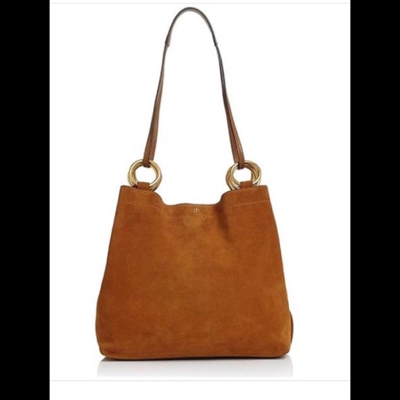 Tory Burch Handbags - Tory Burch Farrah suede tote